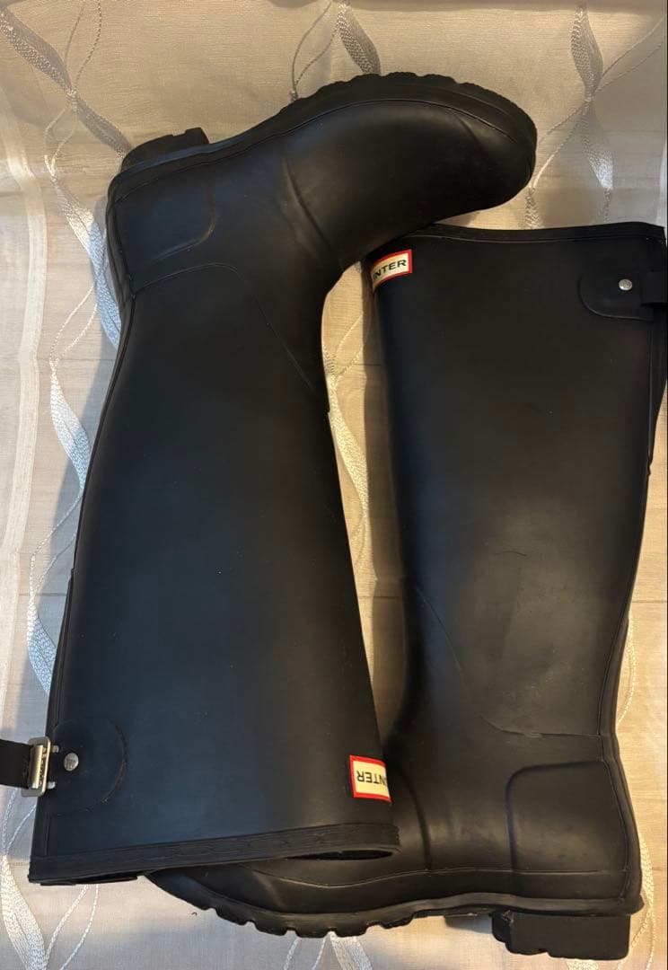 ⭐️大人気⭐️HUNTER レインブーツ UK6 25cmブラック 長靴