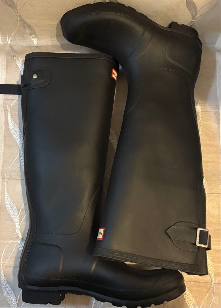 ⭐️大人気⭐️HUNTER レインブーツ UK6 25cmブラック 長靴