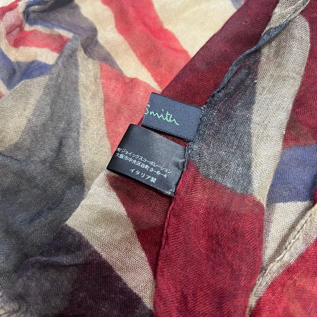 【Paul Smith】 ポールスミス ストール ユニオンジャック 限定品