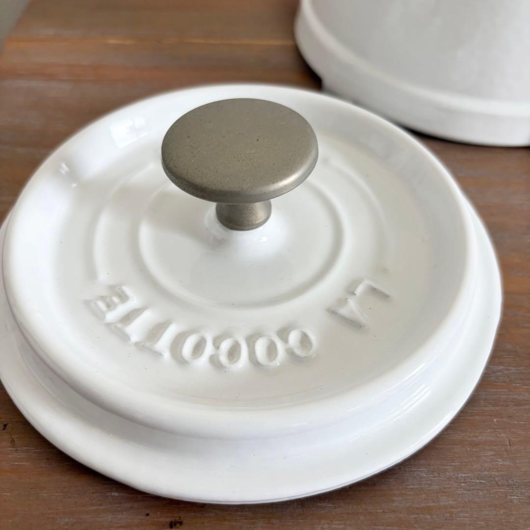 【未使用品】STAUB 14 ピコ ラウンドココット 鍋 ホワイト 【超レア】