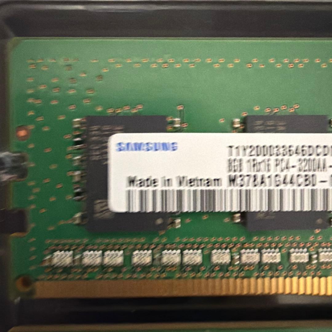 Samsung DDR4 メモリー 8GB×2枚 計16gb