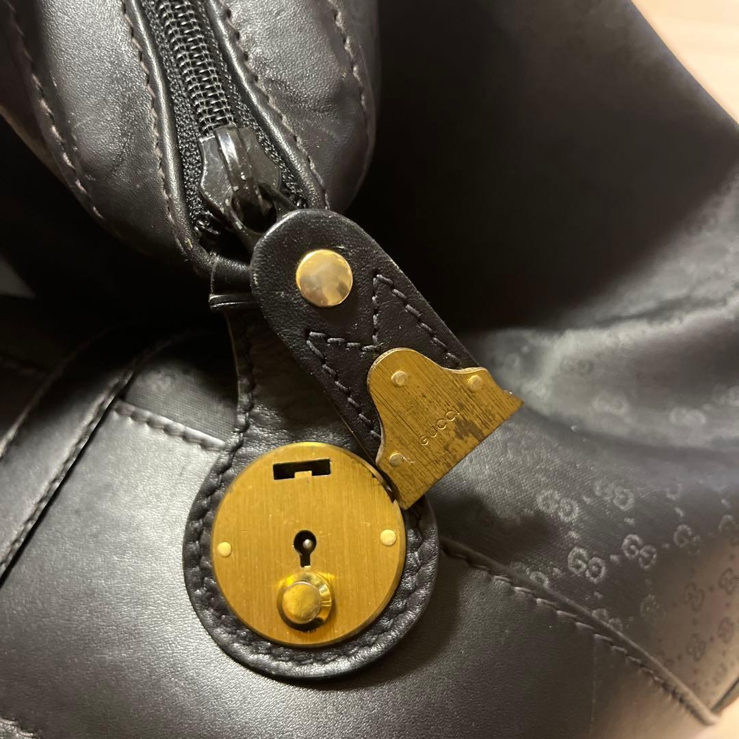 たかはづ専用【希少】オールドGUCCI シェリーライン　ボストンバック