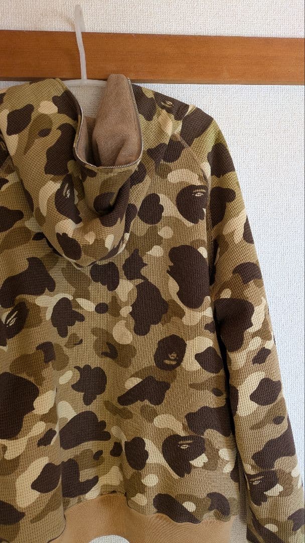 BAPE /A BATHING APE カモフラージュ ジップアップフーディ
