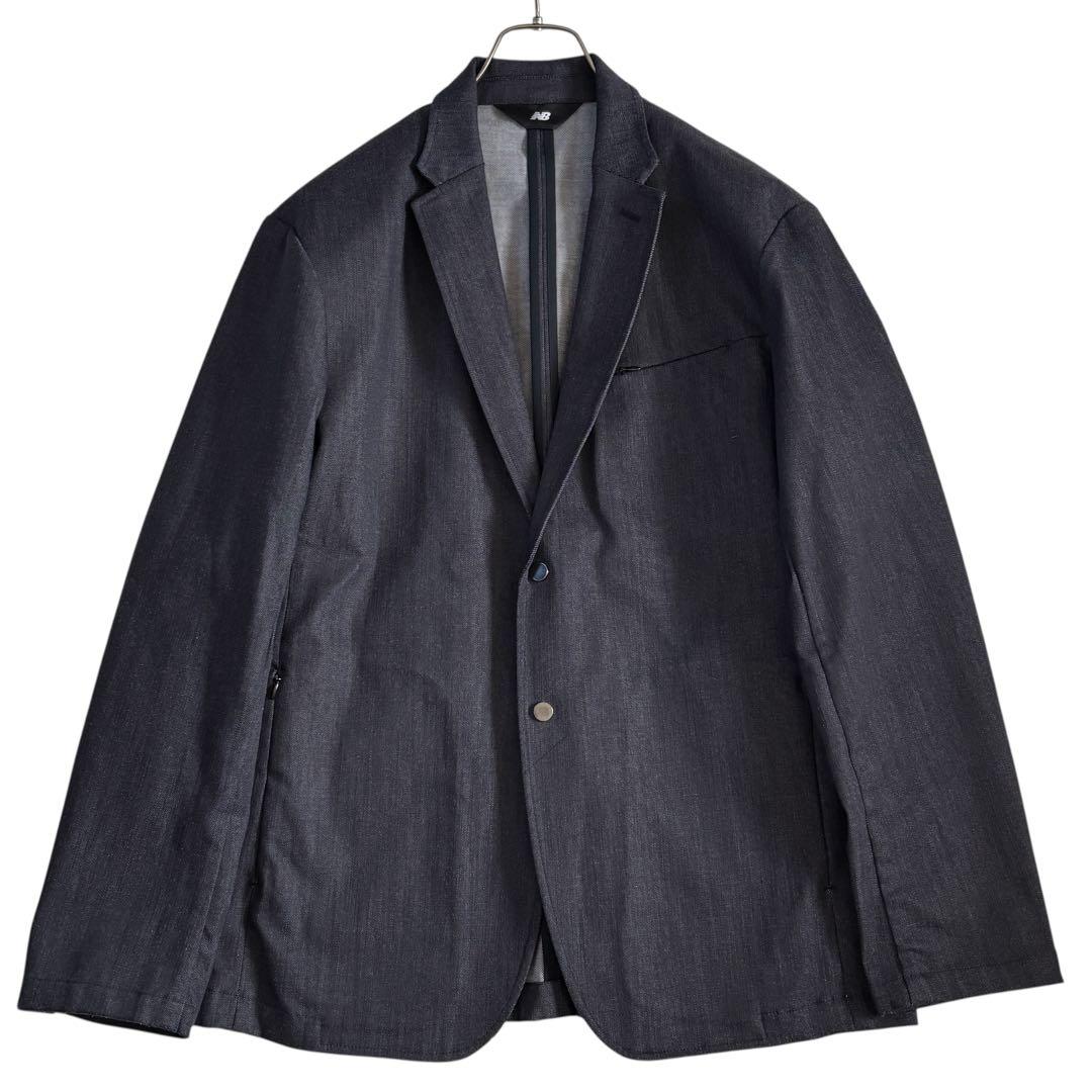 美品　ニューバランス　ジャケット　MET24 Denim ストレッチ　L