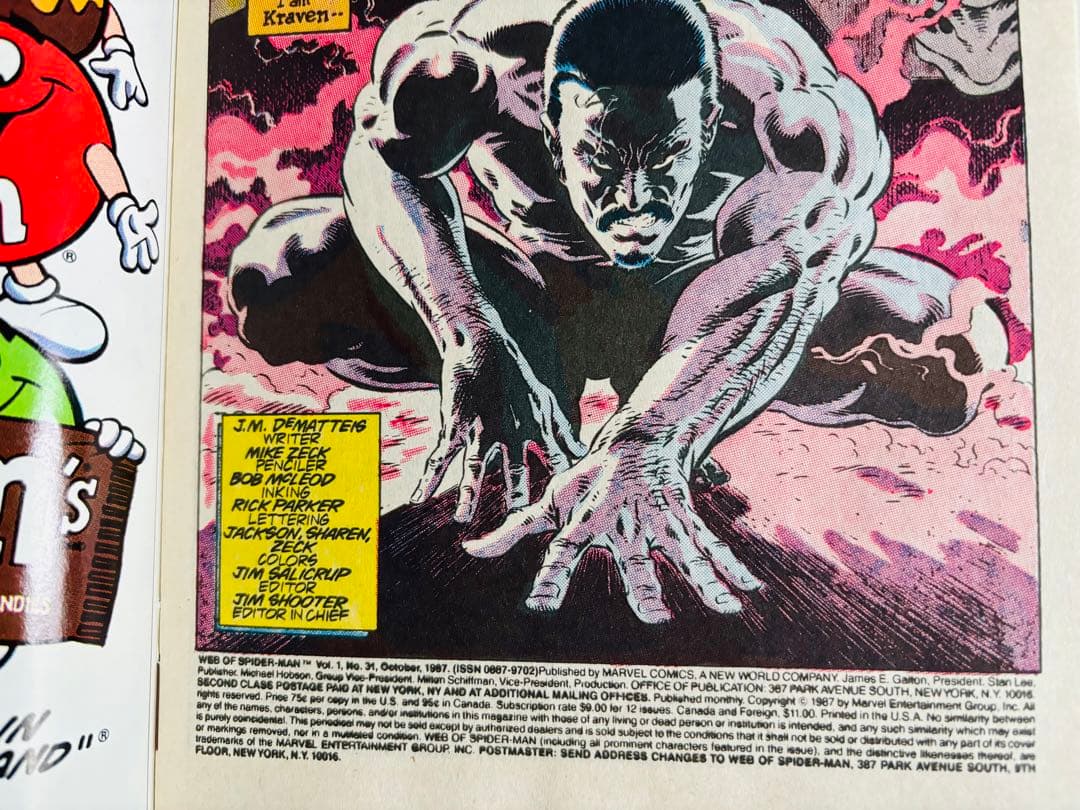 少年漫画 Spider-Man Kraven's Last Hunt #1-6 1987