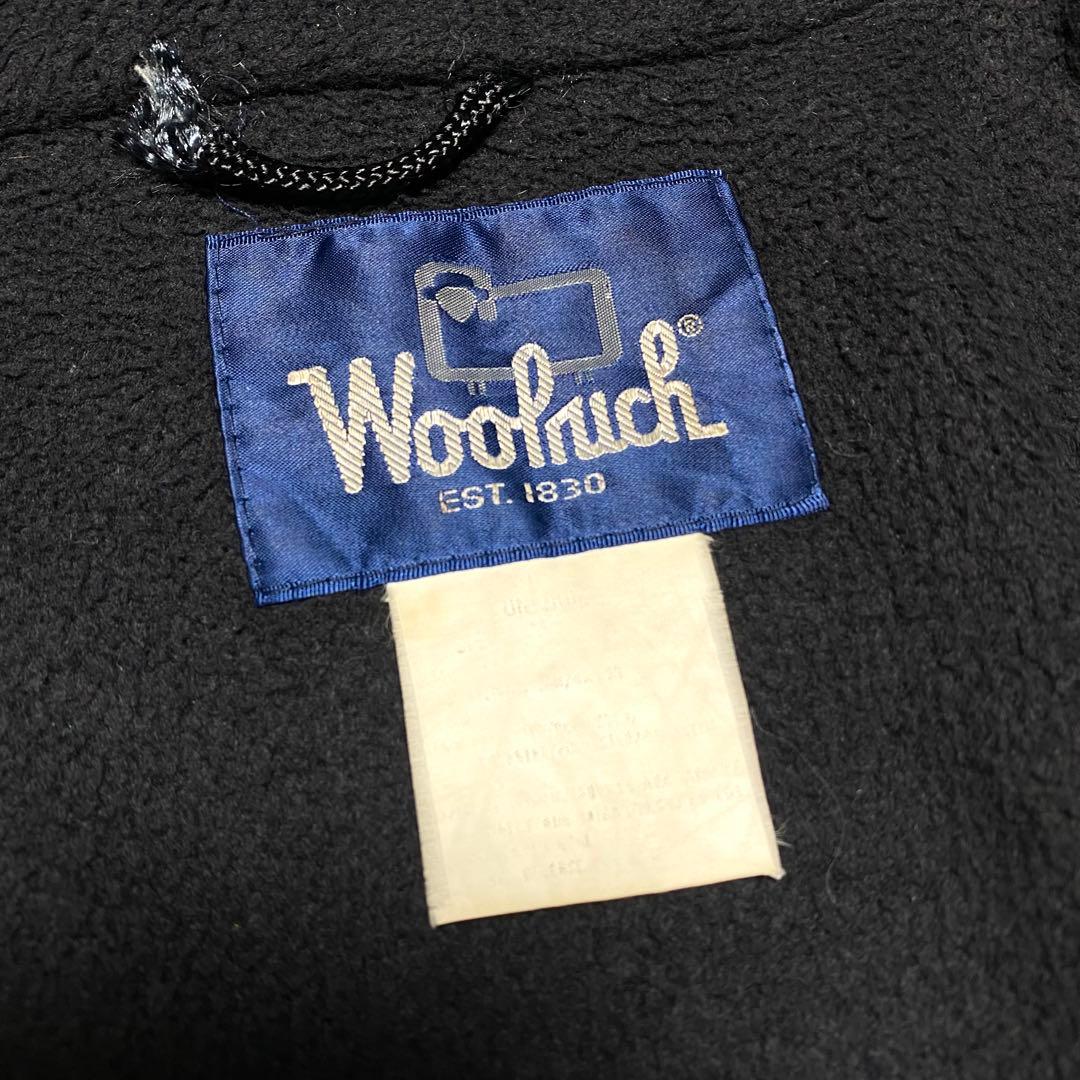 80s WOOLRICH ウールリッチ ウォームアップベスト 裏地フリース