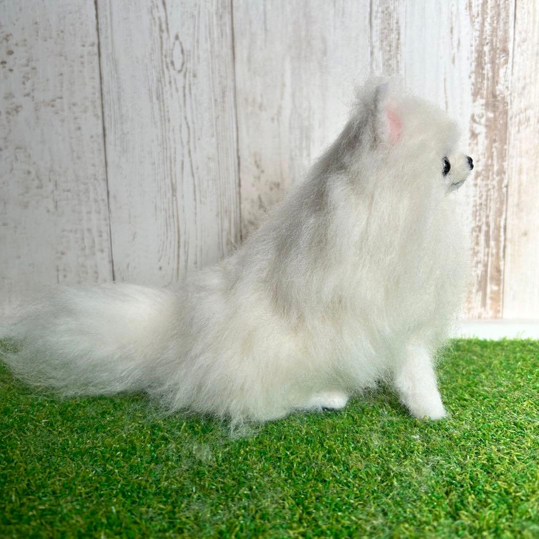 即購入可能です。羊毛フェルト【ポメラニアン】犬　※他の犬種のオーダーも受付中です