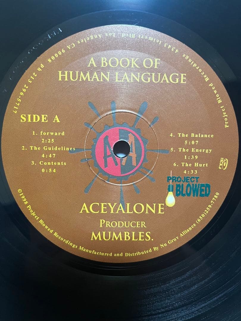 Aceyalone – A Book Of Human Language