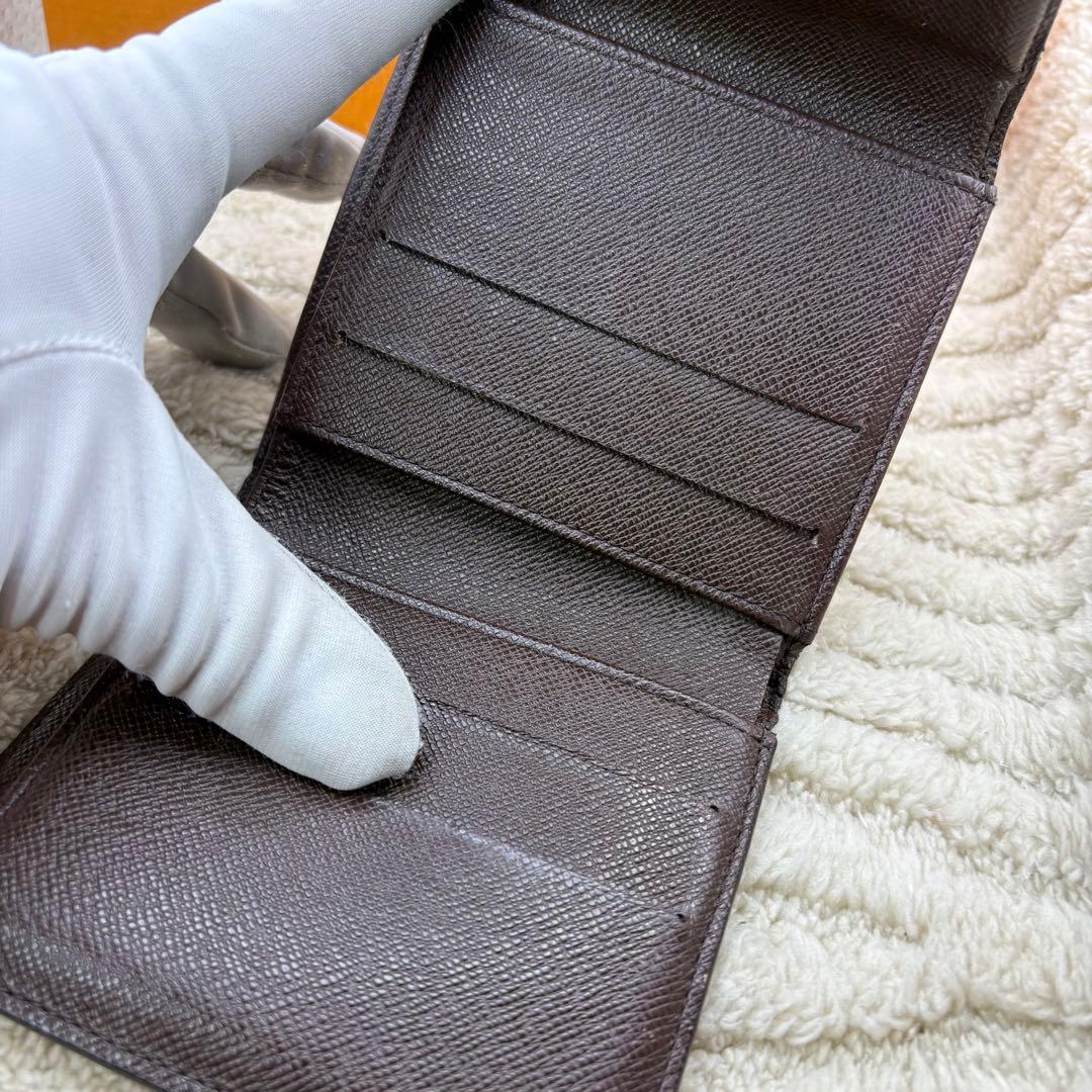 LOUIS VUITTON 二つ折り　財布 ダミエ N61652