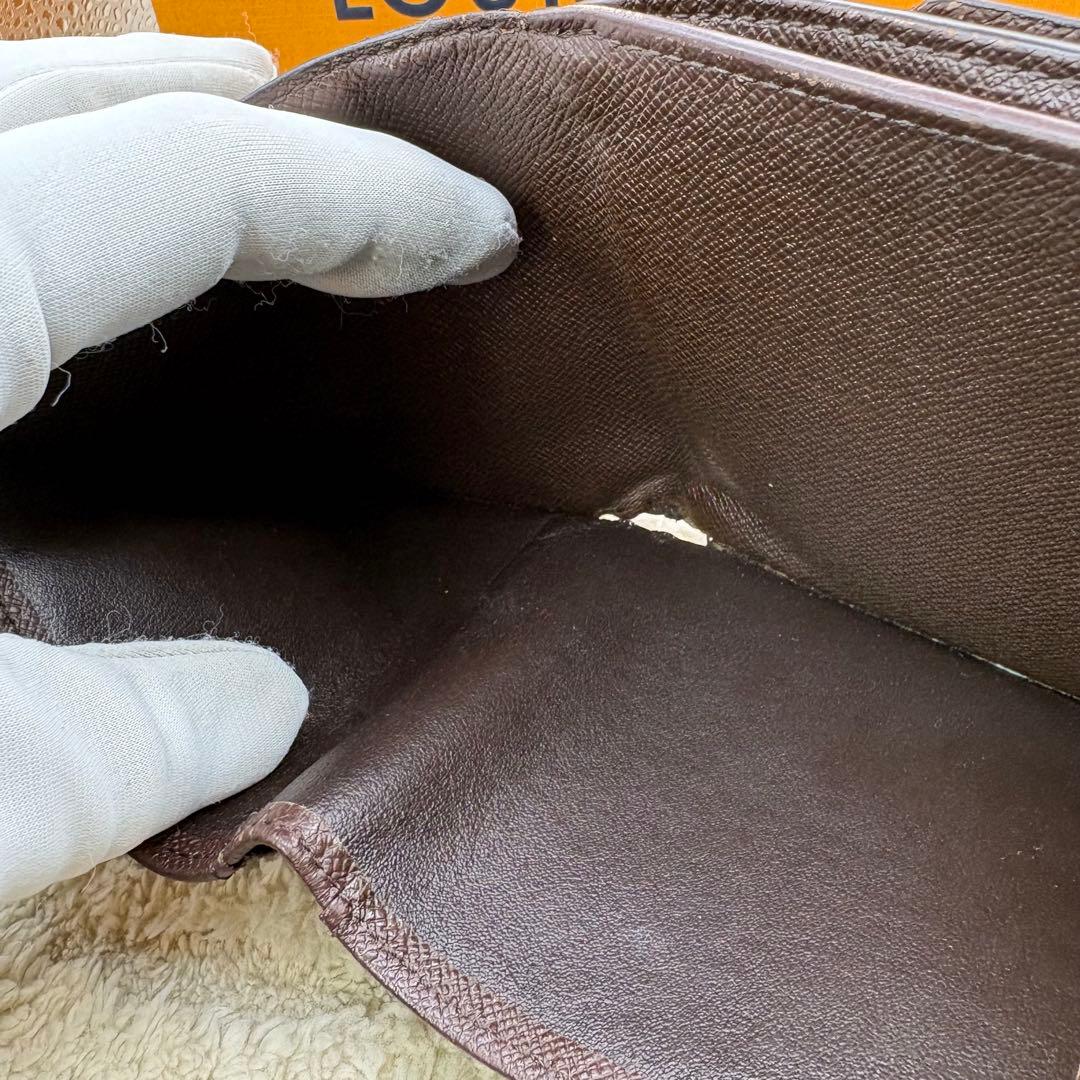 LOUIS VUITTON 二つ折り　財布 ダミエ N61652