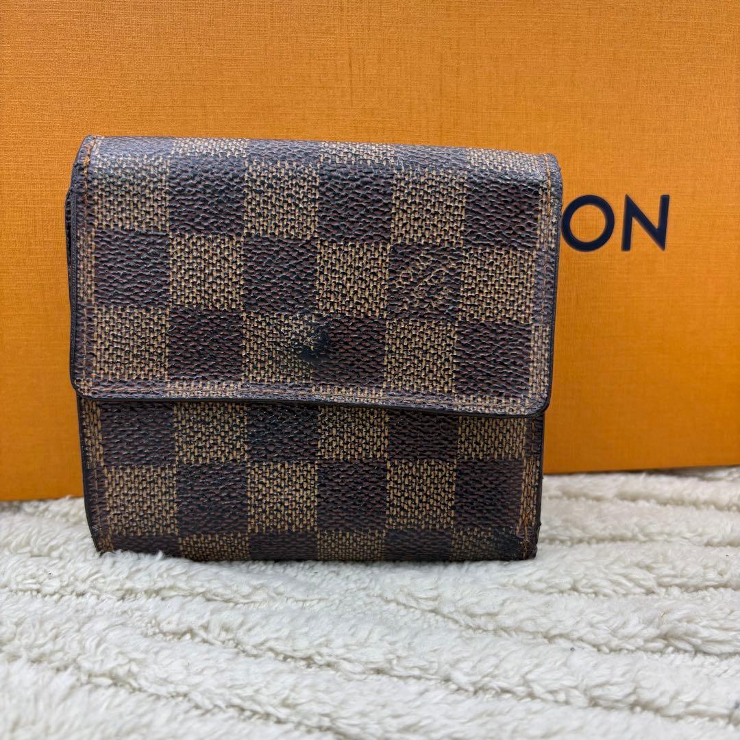 LOUIS VUITTON 二つ折り　財布 ダミエ N61652