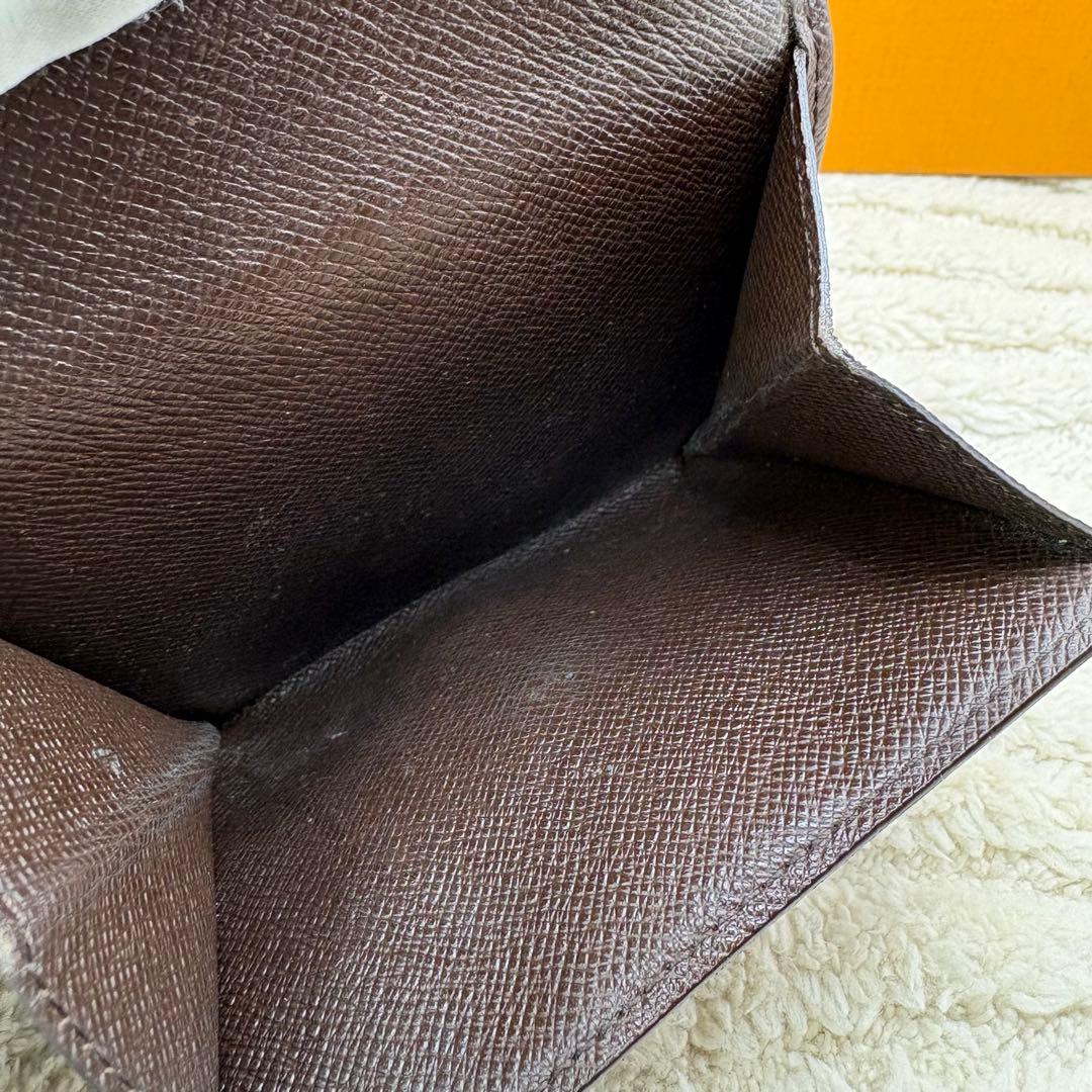 LOUIS VUITTON 二つ折り　財布 ダミエ N61652