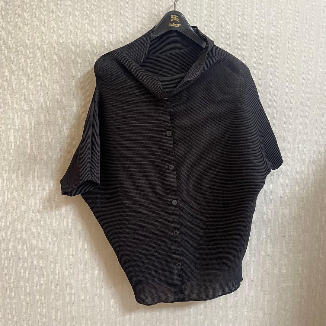 me ISSEY MIYAKE トップス　カーディガン　ドルマン袖　半袖