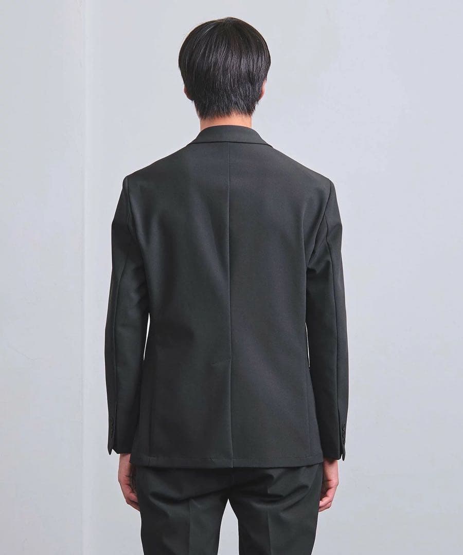 新品★洗濯可 テーラードジャケット 黒 UNITED ARROWS ¥35200