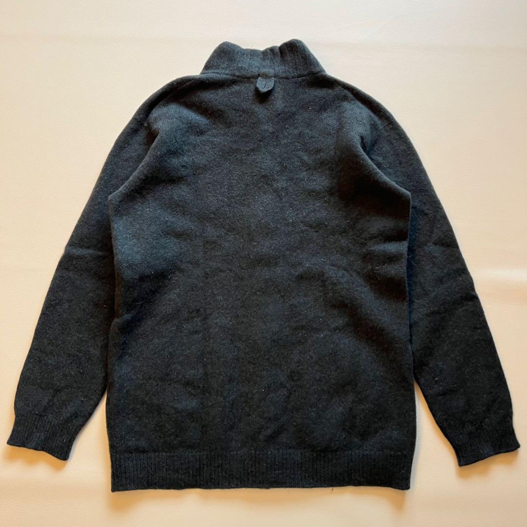 美品✨マーガレットハウエル　カシミヤシルク　ハイネックカーディガン　ポケット
