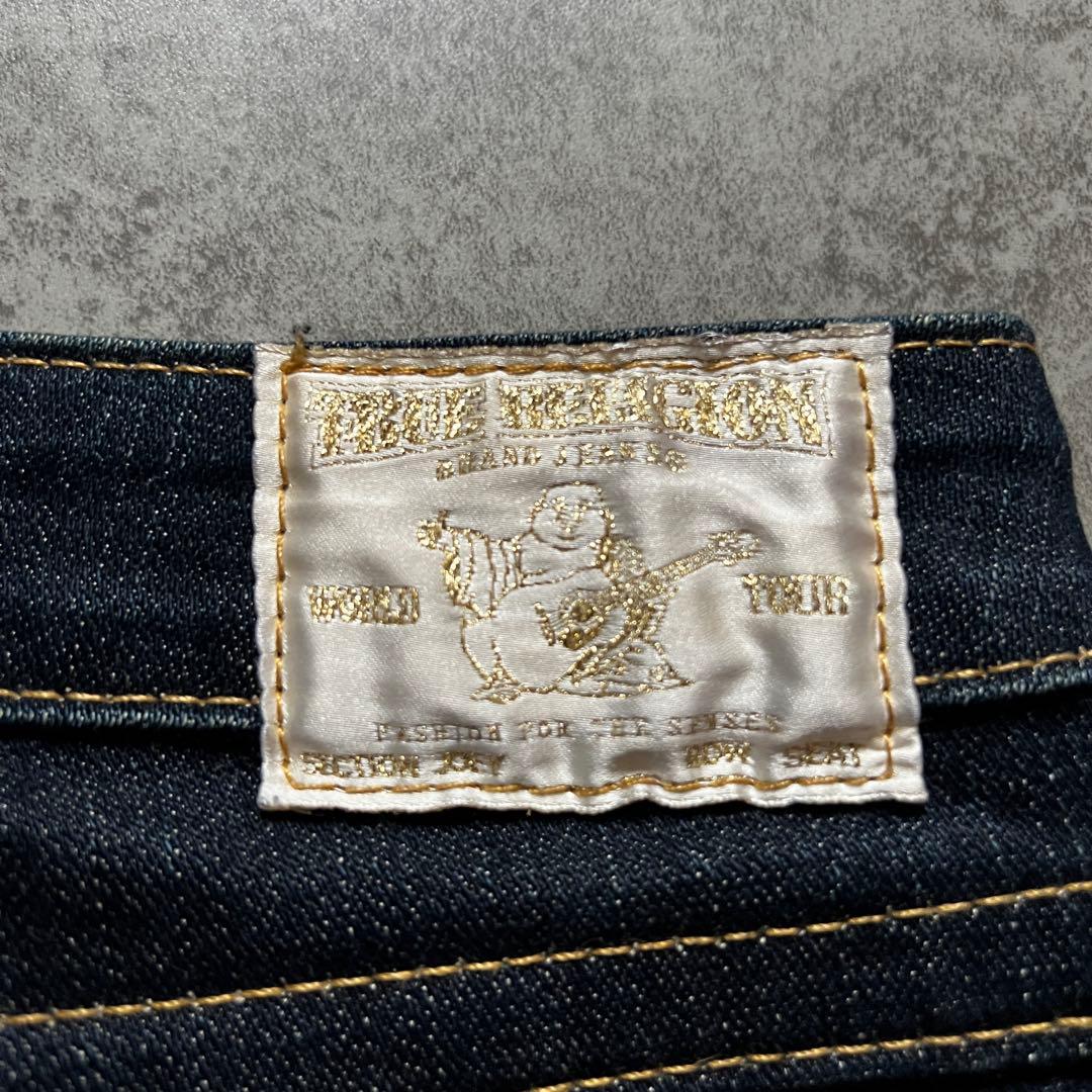 【トゥルーレリジョン】（25）ブーツカットデニム フレア スパンコール JOEY