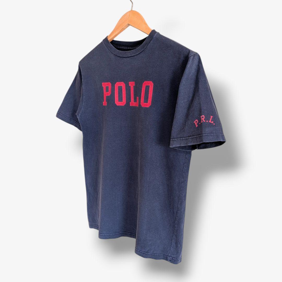 【名作】90s ポロラルフローレン RALPH LAUREN Tシャツ ネイビー