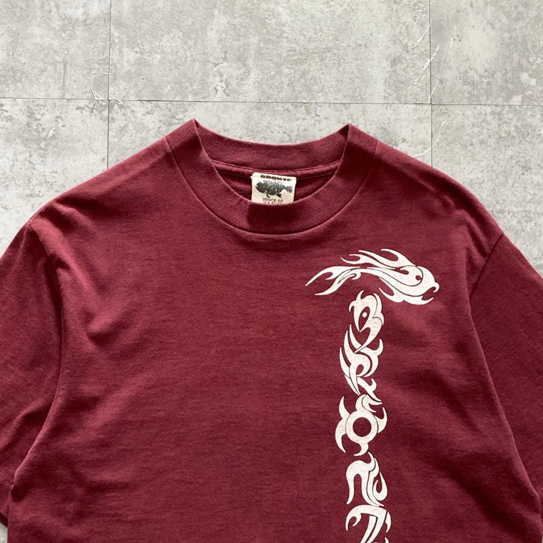 【USA製】80s-90s前期 BRONZE AGE シングルステッチ Tシャツ