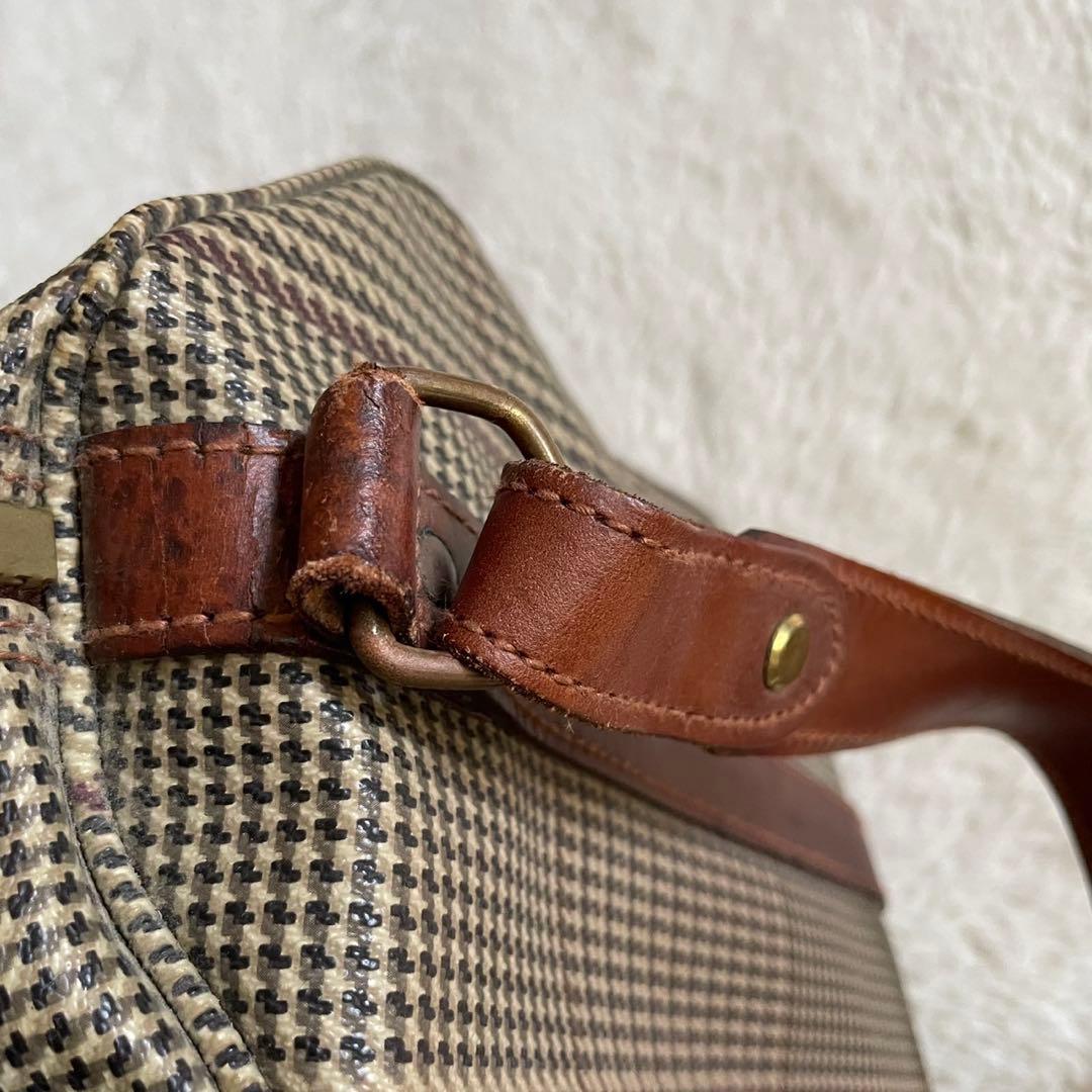 POLO Ralph Laurenボストンバッグ 千鳥格子　TA LON 大容量