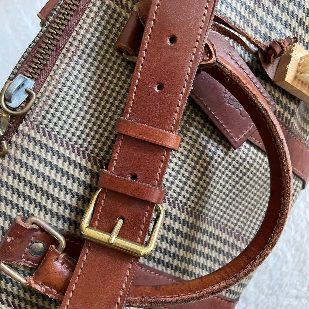 POLO Ralph Laurenボストンバッグ 千鳥格子　TA LON 大容量