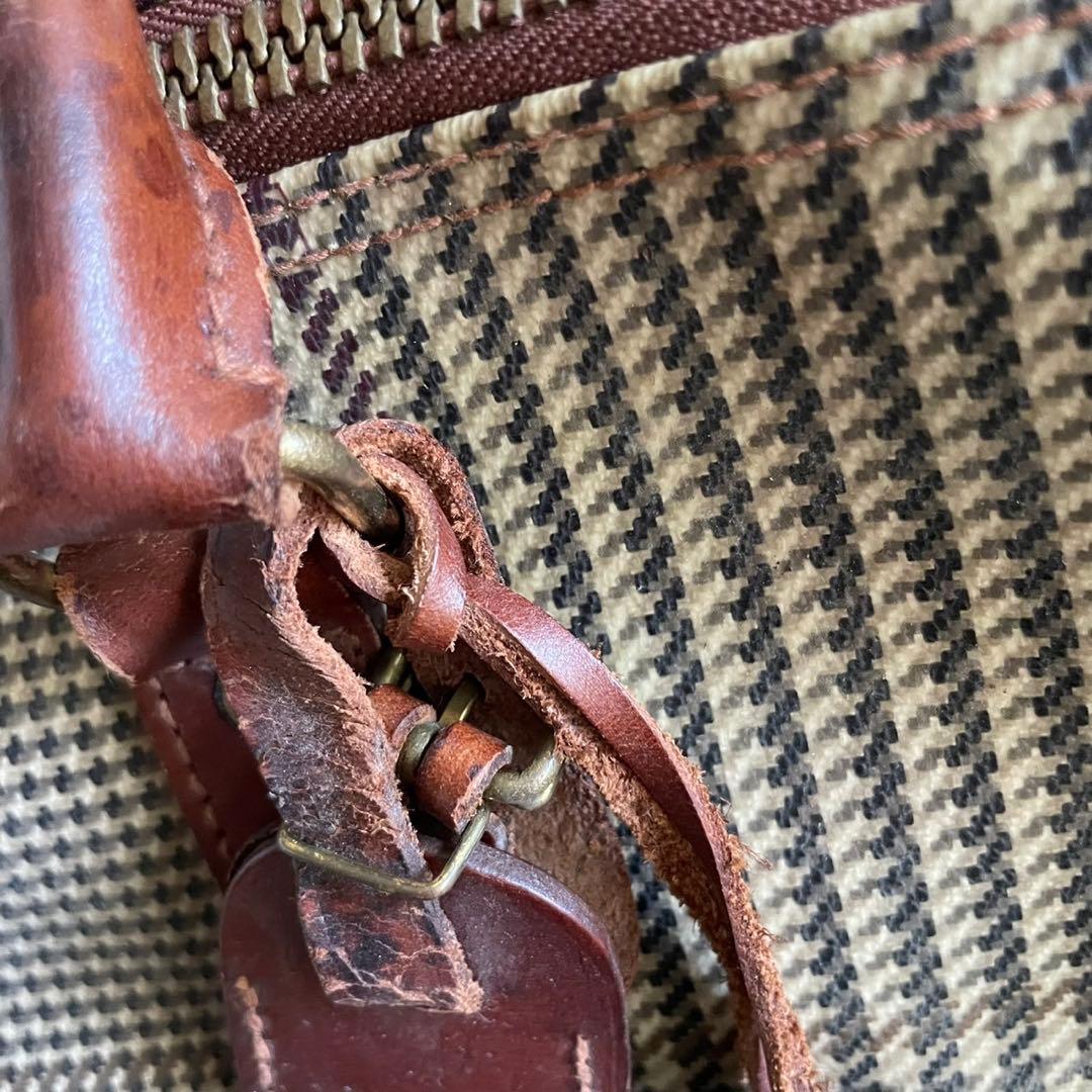 POLO Ralph Laurenボストンバッグ 千鳥格子　TA LON 大容量