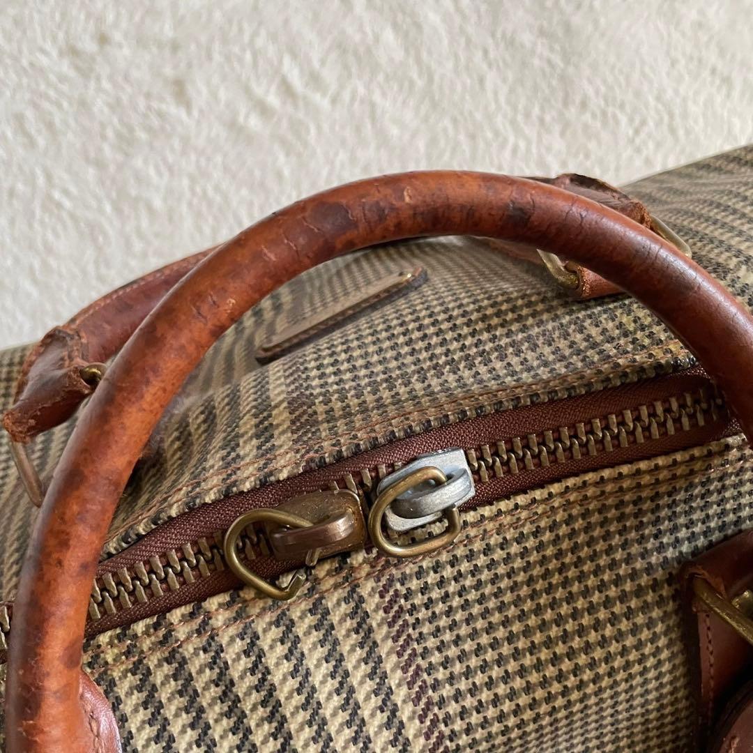 POLO Ralph Laurenボストンバッグ 千鳥格子　TA LON 大容量