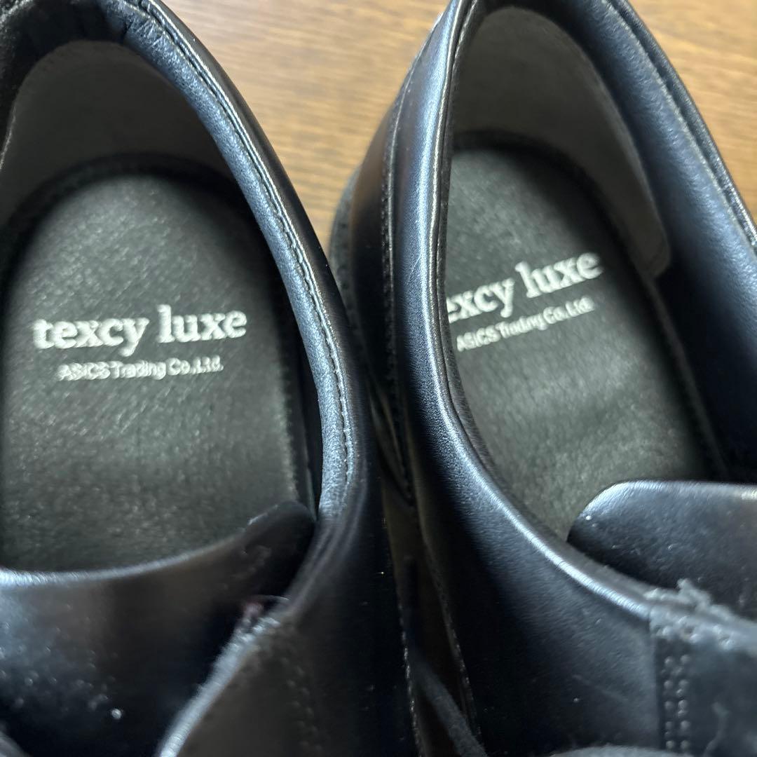 アシックス texcy luxe Uチップ モカシン26.5cm 黒
