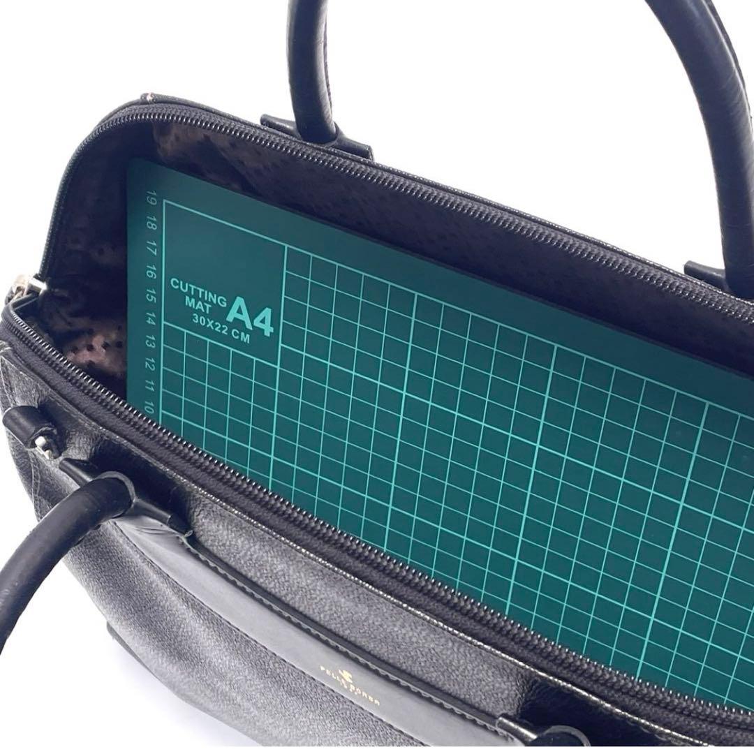 本日限定価格 美品 ペレボルサ モノグラム ミニボストンバッグ ブラック
