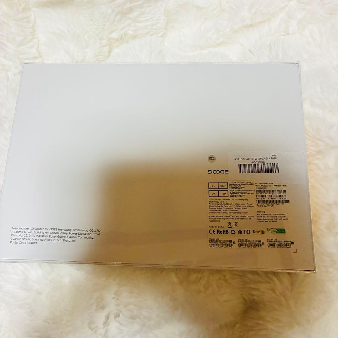 【新品】DOOGEE U12 タブレット 12インチ 24GBメモリ 128GB
