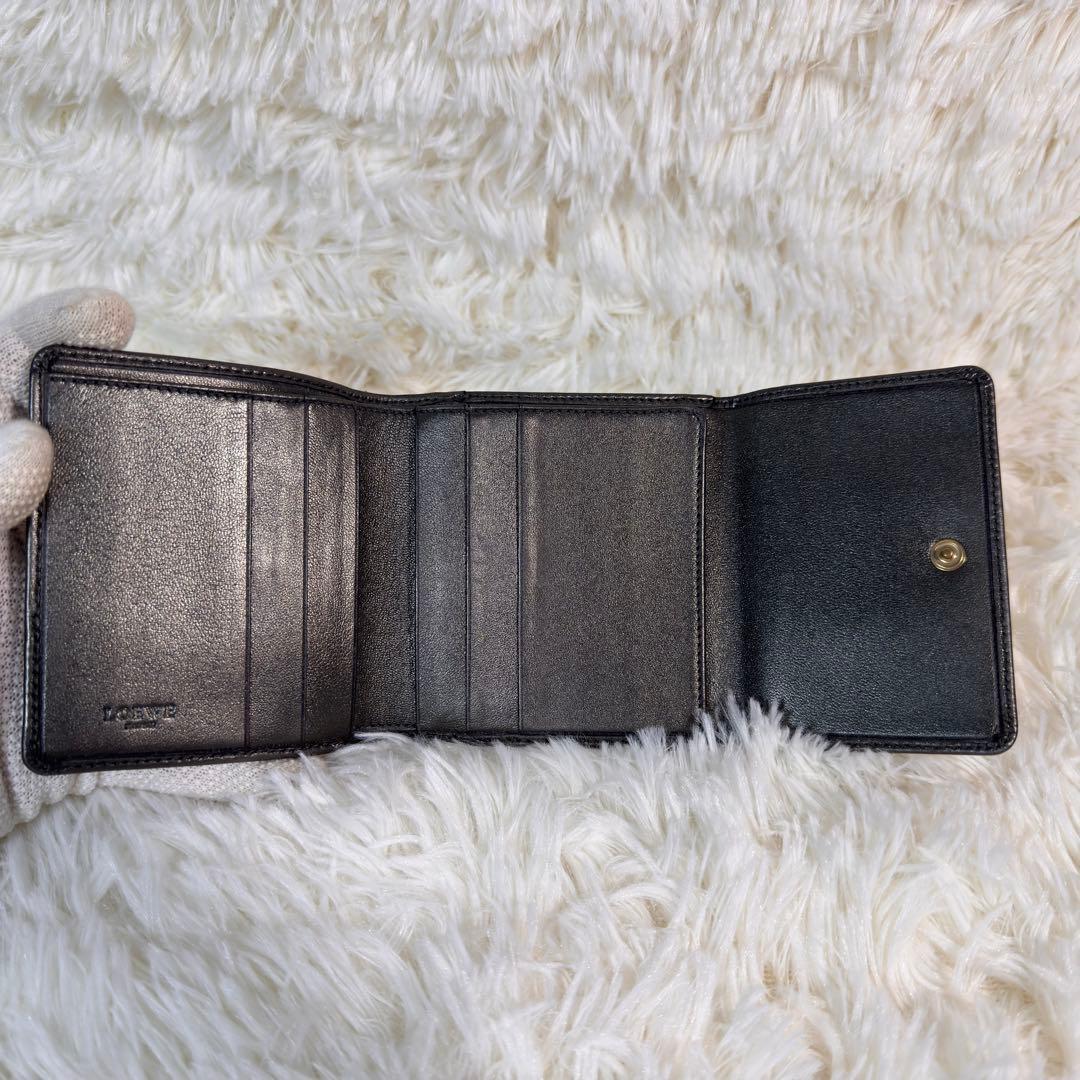 LOEWE ロエベ 三つ折り財布 コンパクトウォレットミニ財布