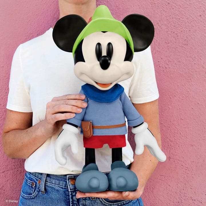 ディズニー　リトルテーラー　ミッキーマウス　ソフビ　フィギュア// super7
