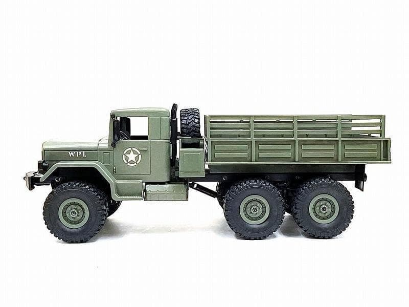 技術基準適合証明済　WPL 1/16 6WD 軍用トラックラジコン 緑