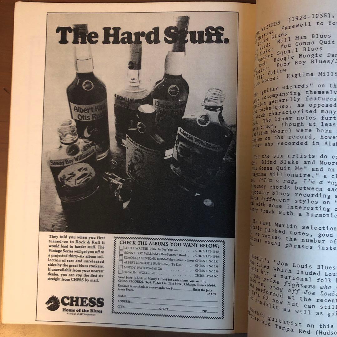 LIVING BLUES Vol. 1 No. 1 1970年春 (洋書)