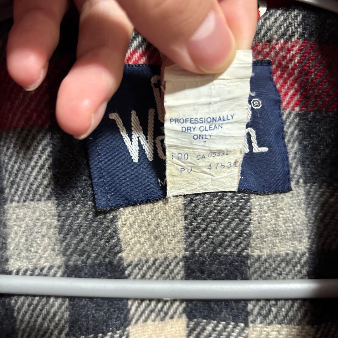 80s USA製 Woolrich ウールリッチ ウールジャケット ブルゾン