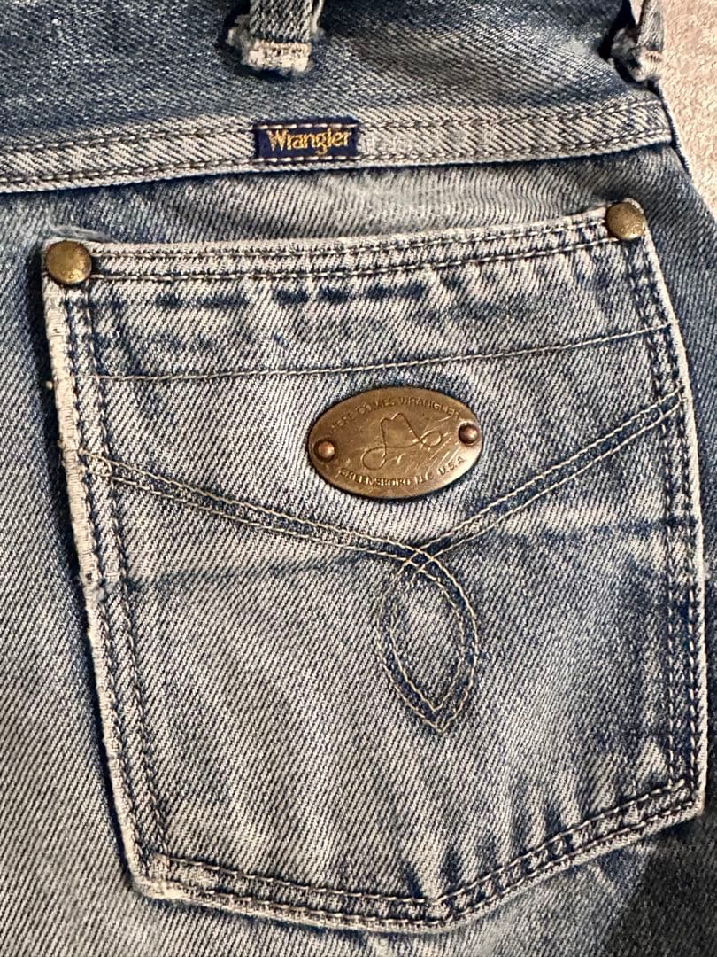 Wrangler デニムリメイク ロングスカート ヴィンテージ
