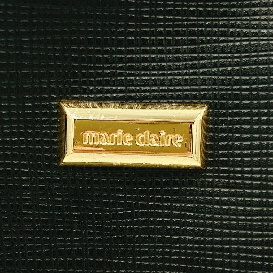 【美品 大容量】 marie claire ボストンバッグ 2WAY ブラック
