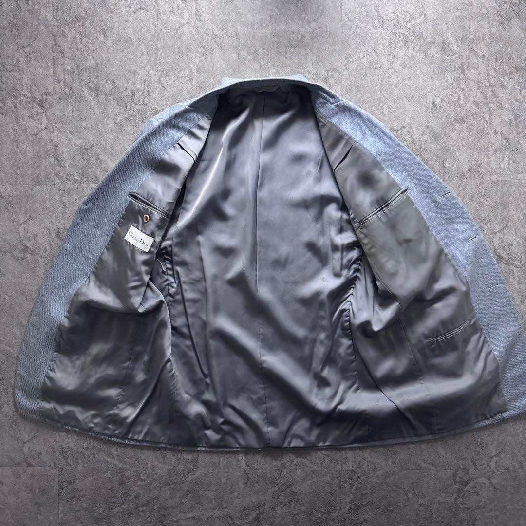 vintage Christian Dior テーラドジャケット　ヘリンボーン