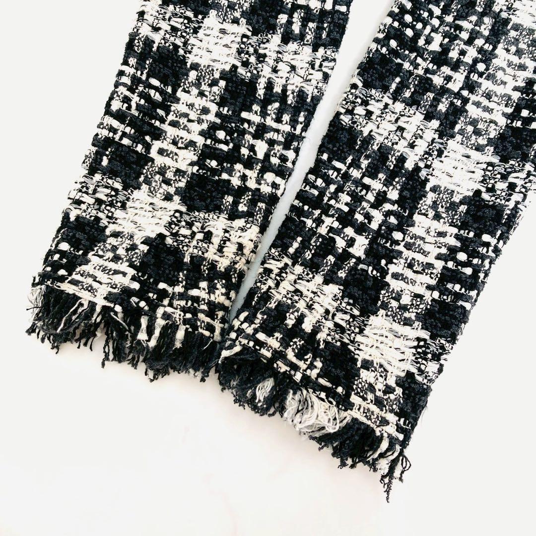 極美品✨️セオリー　ツイード　ガウンコート　ベルト　ロング丈　セレモニー　S