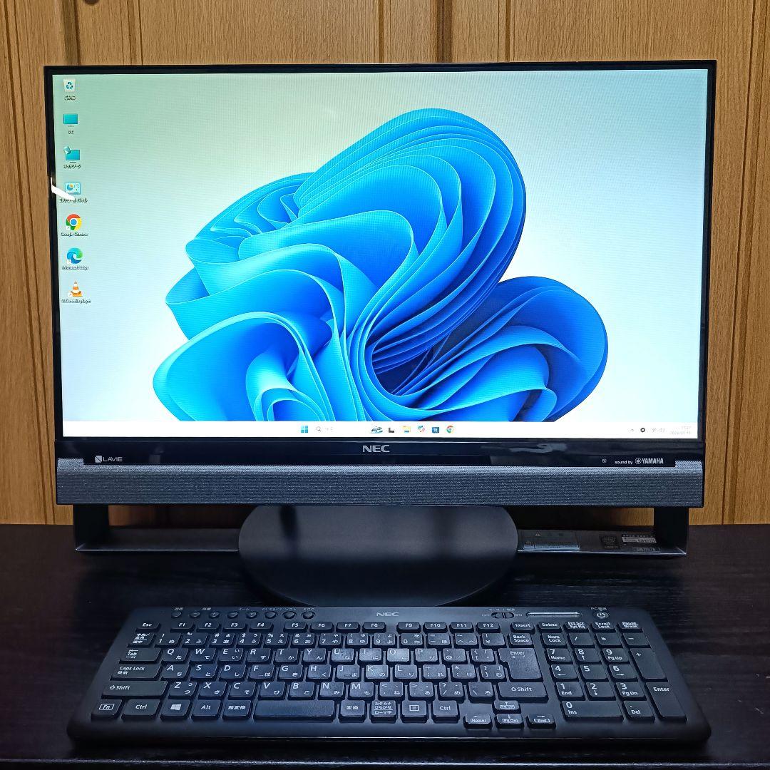 ★液晶一体型PC NEC LAVIE Win11／Core i7／SSD