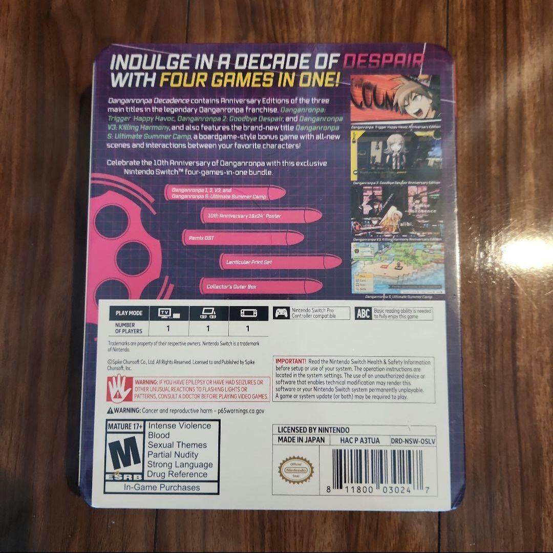 【新品】Switch Danganronpa Decadence