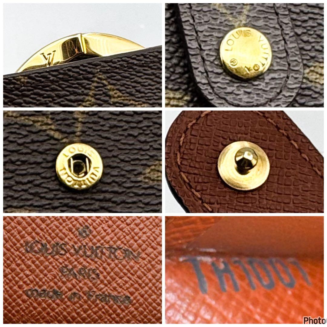 ルイヴィトン✨モノグラム　ヴィエノワ　がま口　二つ折り　財布　95