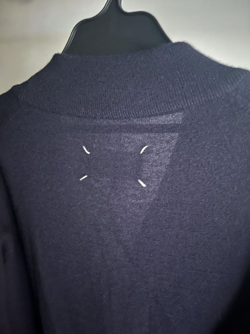 あ*つ様 Margiela（マルジェラ）　エルボーパッチ　ウールカーディガン