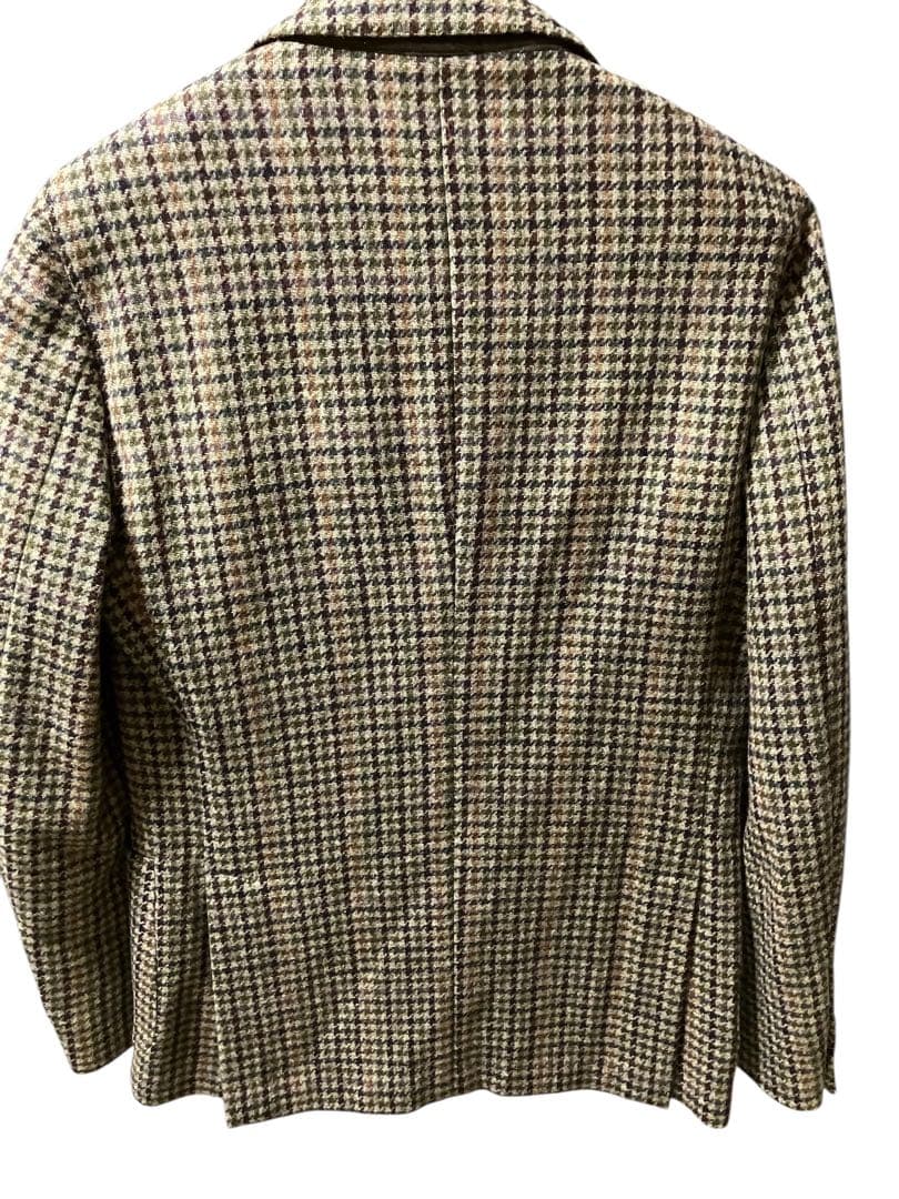 LARDINI チェック柄 テーラードジャケット