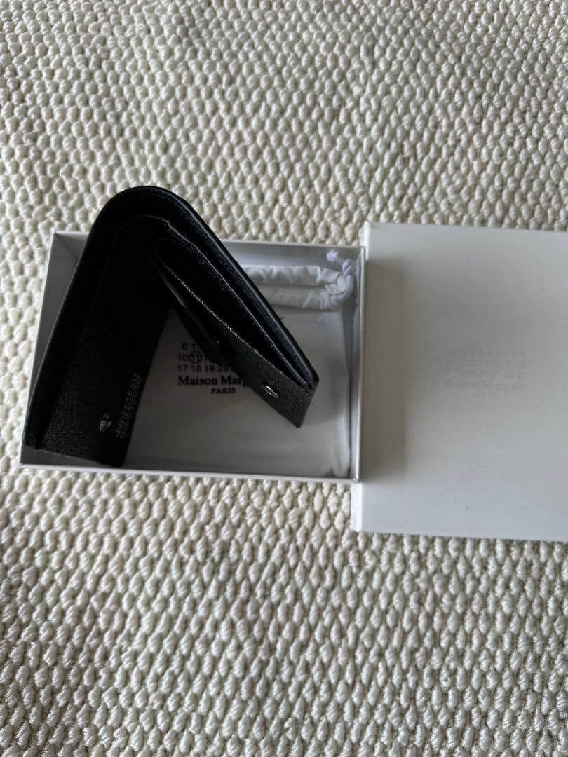 Maison Margiela 二つ折り財布 黒