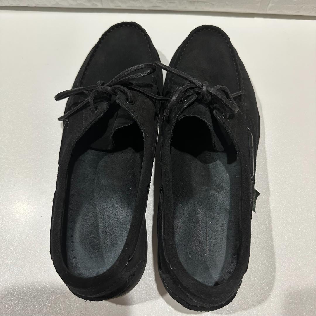 【極美品】paraboot UK7 26cmスエード黒 箱、正規品証明有