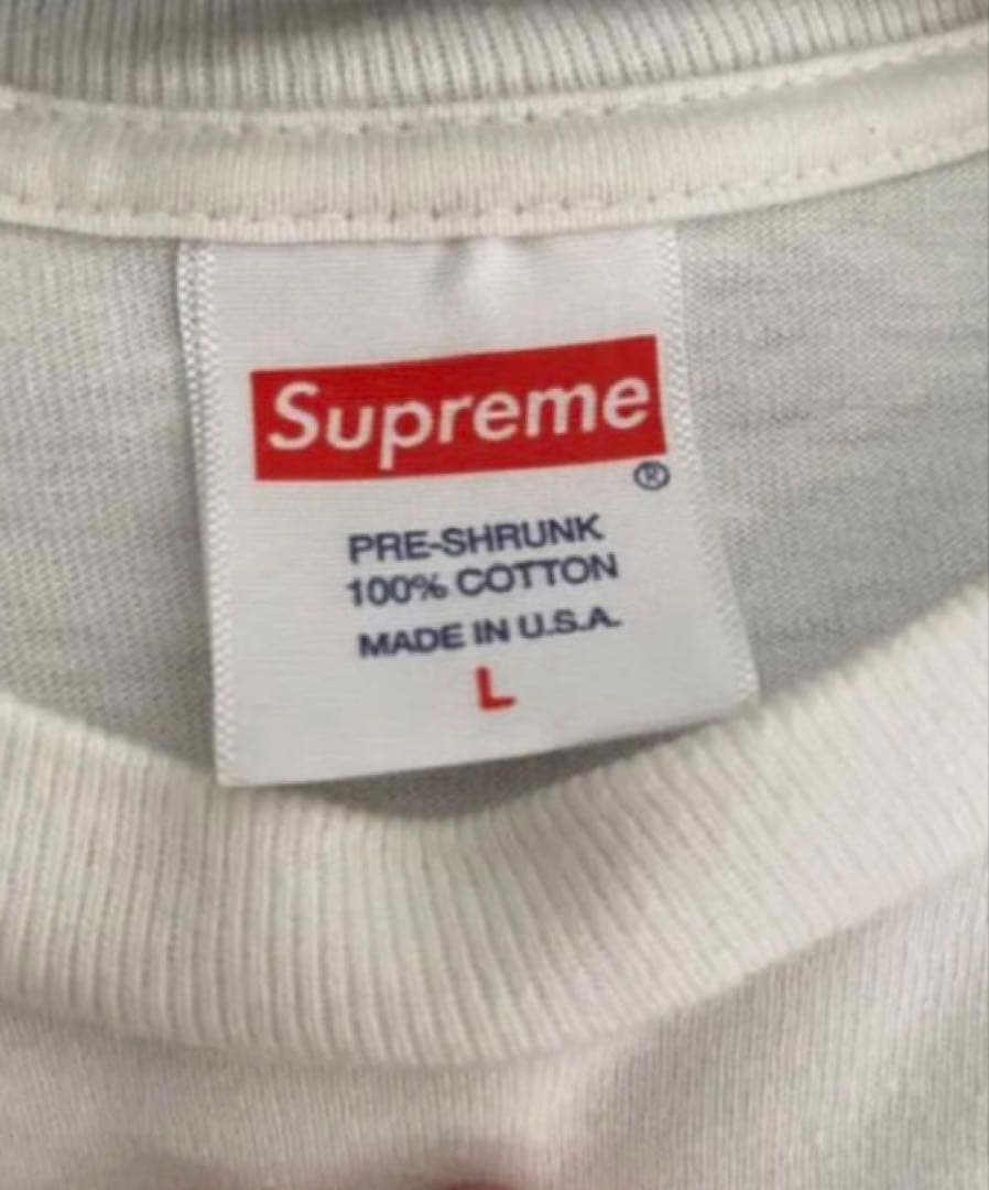 Supreme 花柄ロゴ Tシャツ L