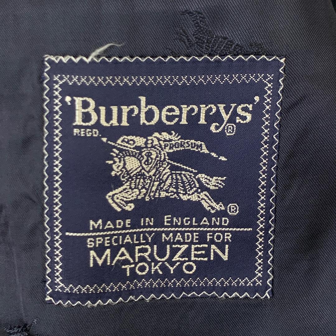 BURBERRY バーバリー テーラードジャケット 金ボタン ホースロゴ 紺色