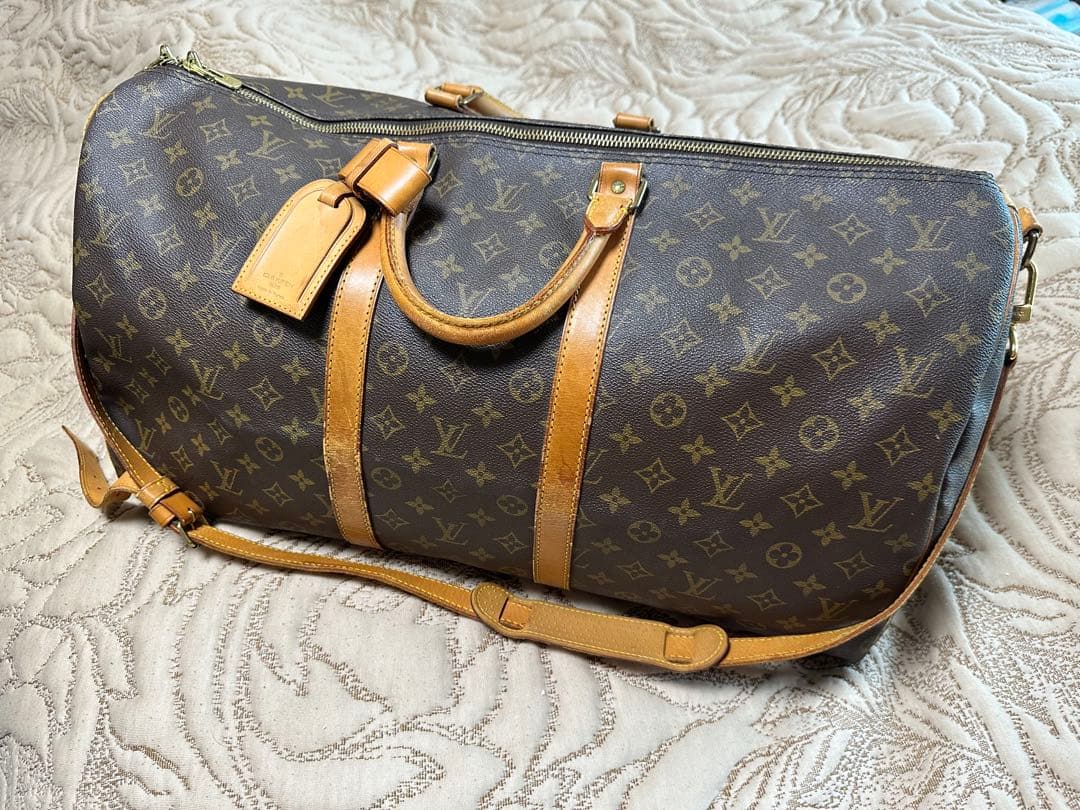 【値下げ】LOUIS VUITTONキーポル55 ボストンバッグ モノグラム