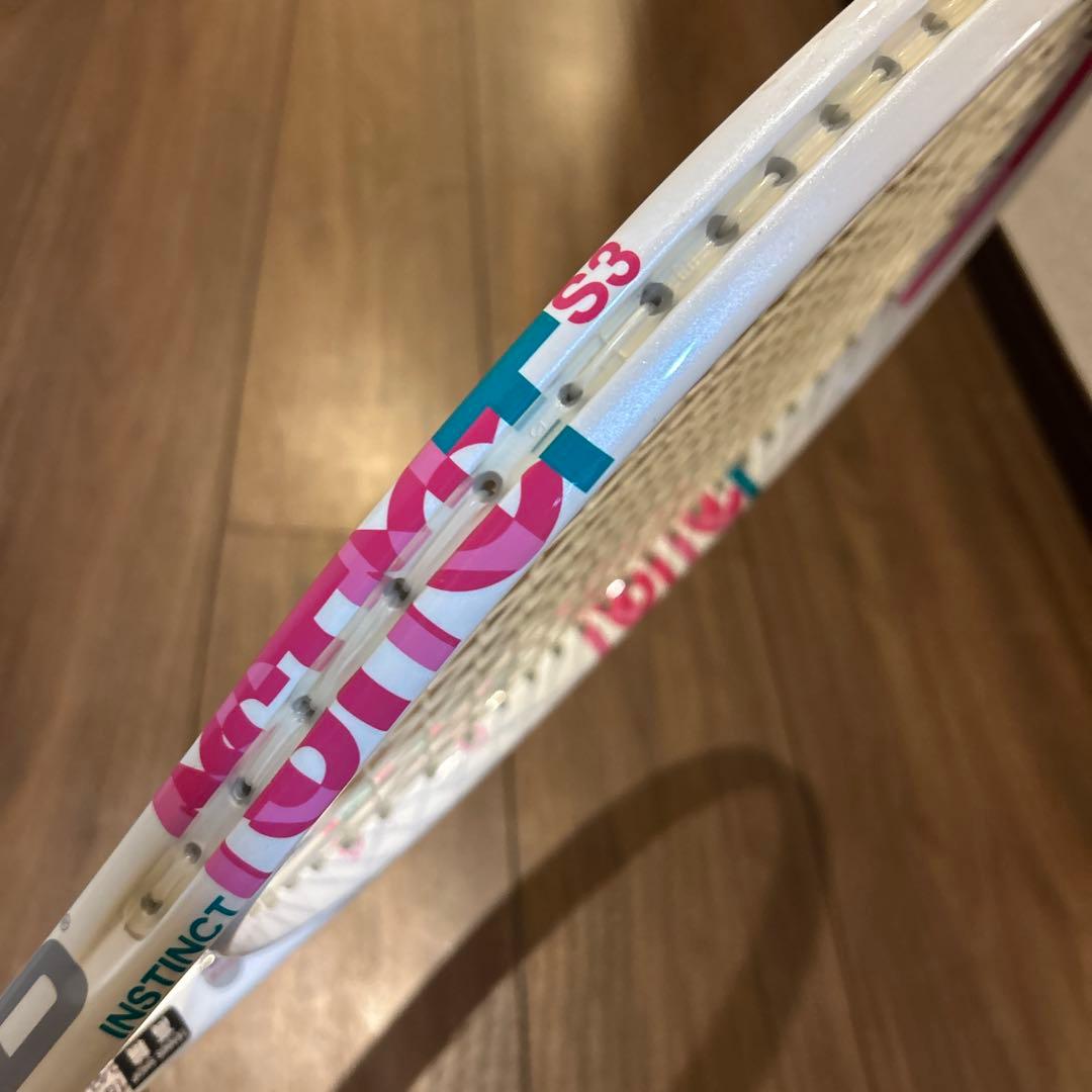 希少モデル ヘッド INSTINCTテニスラケット ホワイト　ピンク