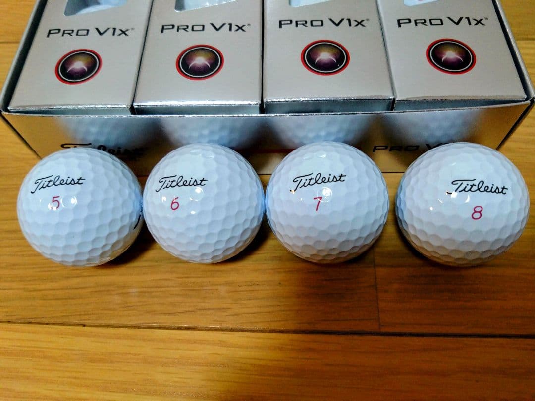 タイトリストproV1x ハイナンバー1ダース12個（新品未使用）